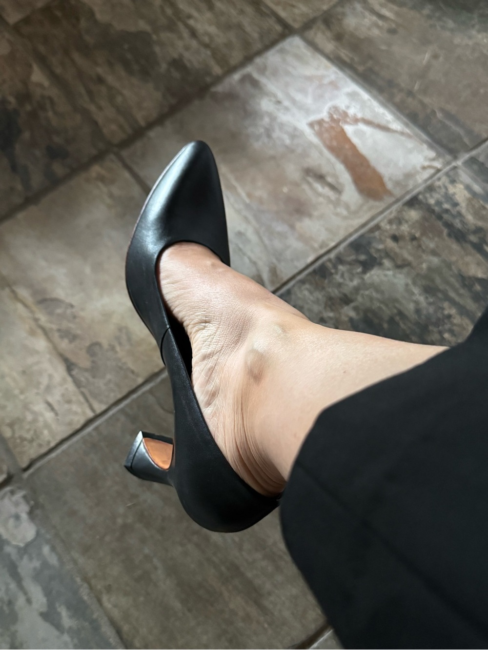 Fluevog Desmond heels in black - Picture 6 of 7